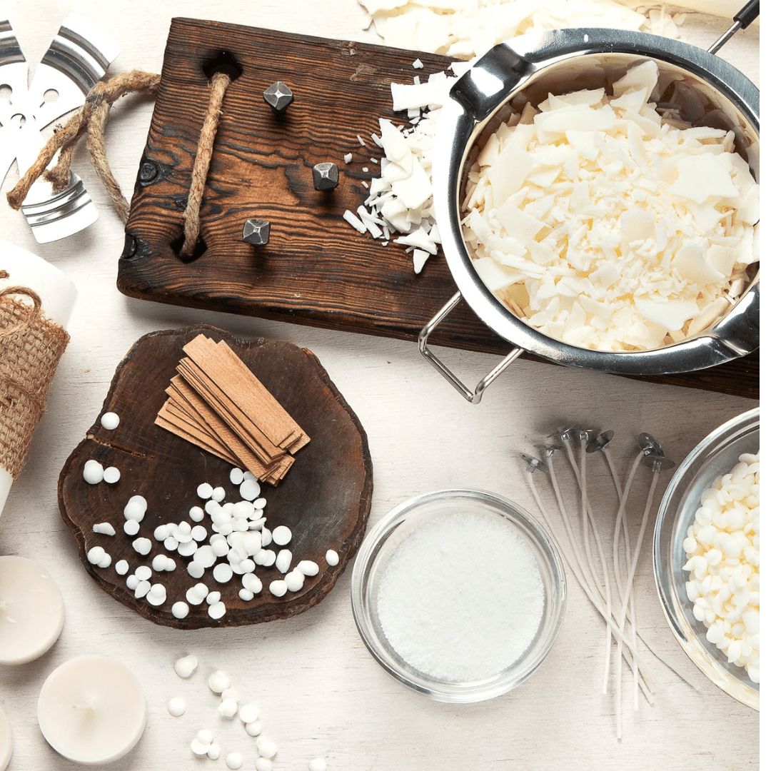 soy wax at bulk, wicks at bulk, candle making raw material, dough bowls