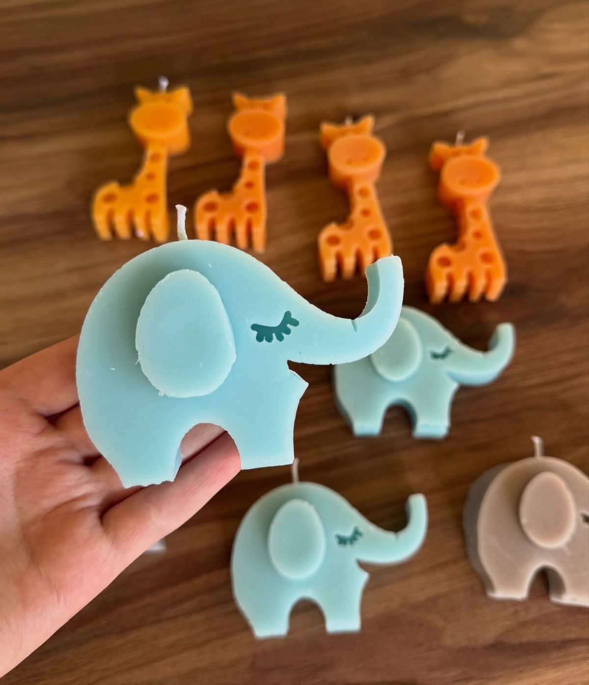Elephant Candles for Kids