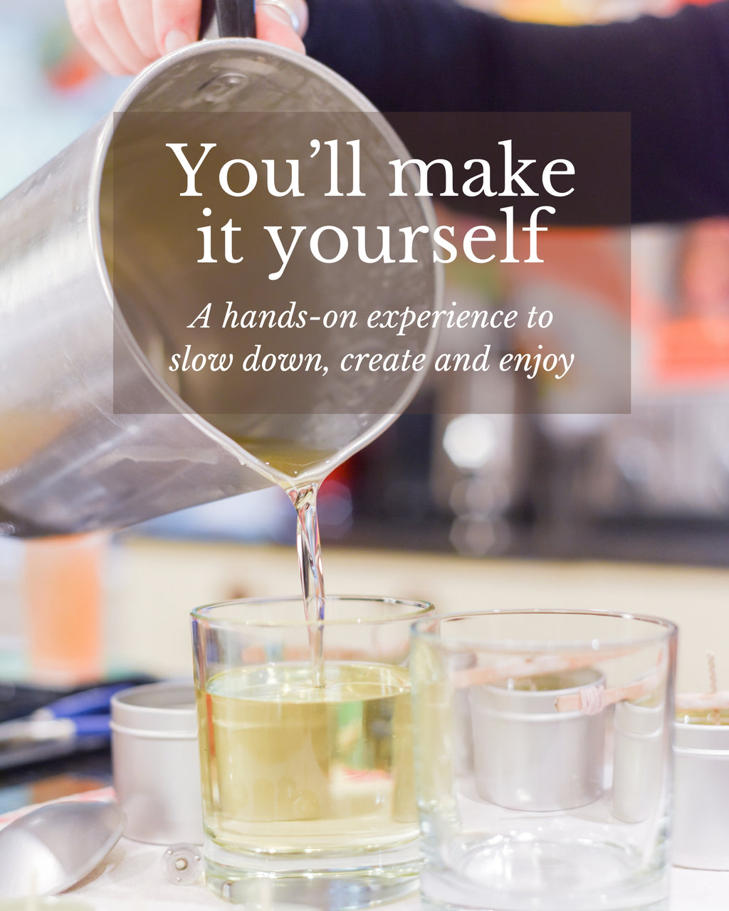 Candle making workshop