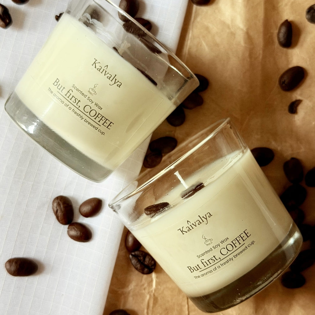 But first, Coffee Candle