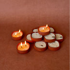 Soy wax diya set of 24 for festival and celebration