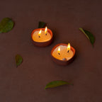 Soy wax diya set of 24 for festival and celebration